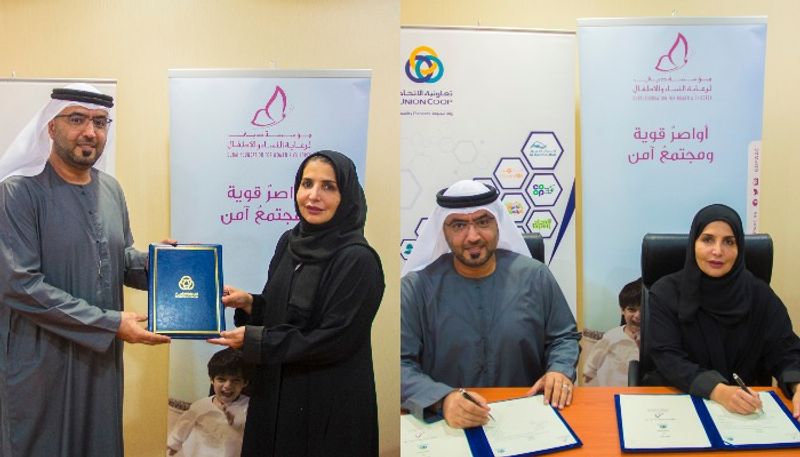 Union Coop Signs two MoUs with Dubai Foundation for Women and Children