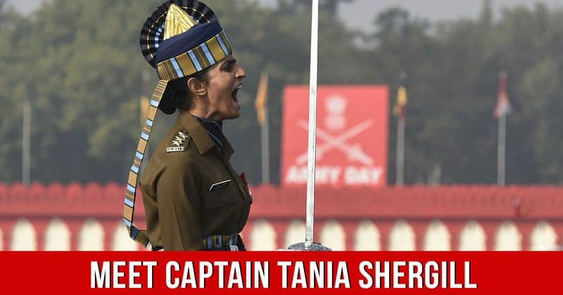 tania shergill first woman republic day parade adjutant indian army