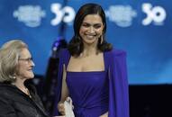 Deepika Padukone delivers emotional speech on battle with mental health, receives Crystal Award