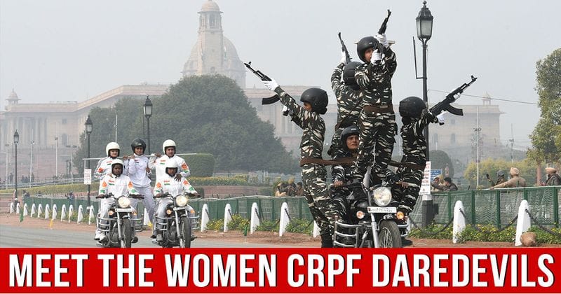 Women CRPF Daredevils Gear Up For Republic Day Parade