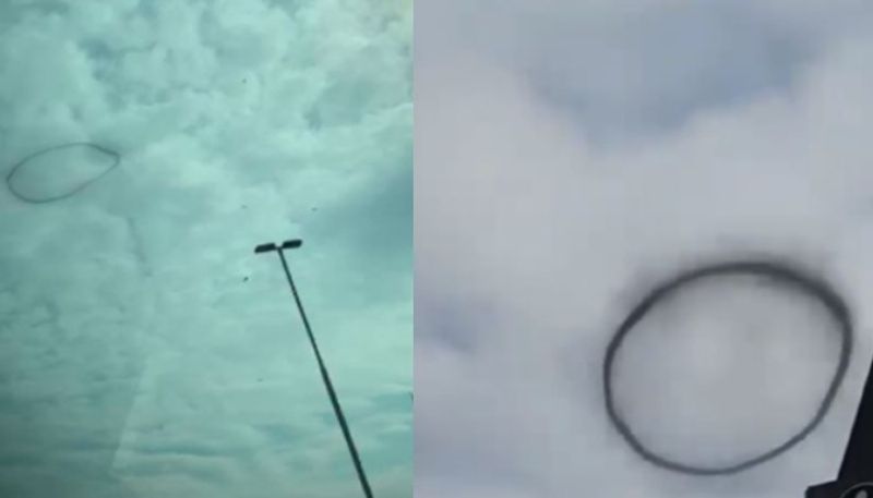 Mysterious Black Ring Seen Over Lahore Sky