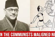 leftists communists maligned netaji subhas chandra bose cartoons