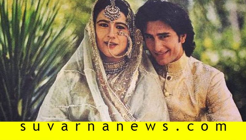 Bollywood saif ali khan opens about Divorce with Amrita singh