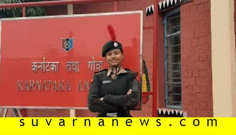 Davangere Shrishma hegde Selected To Delhi Republic day NCC parade