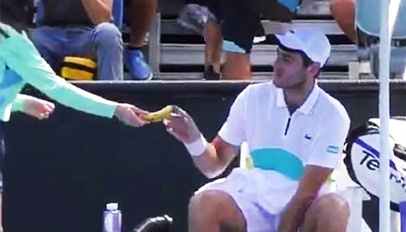 australian open: french tennis player elliot told asking ball girl peel his banana