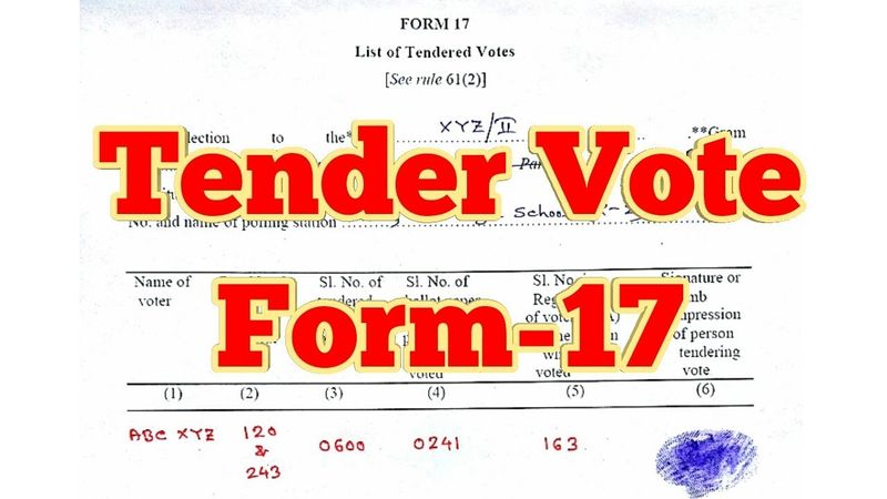 Tender votes lead to repolling in telanagana.... What actually is a tender vote?