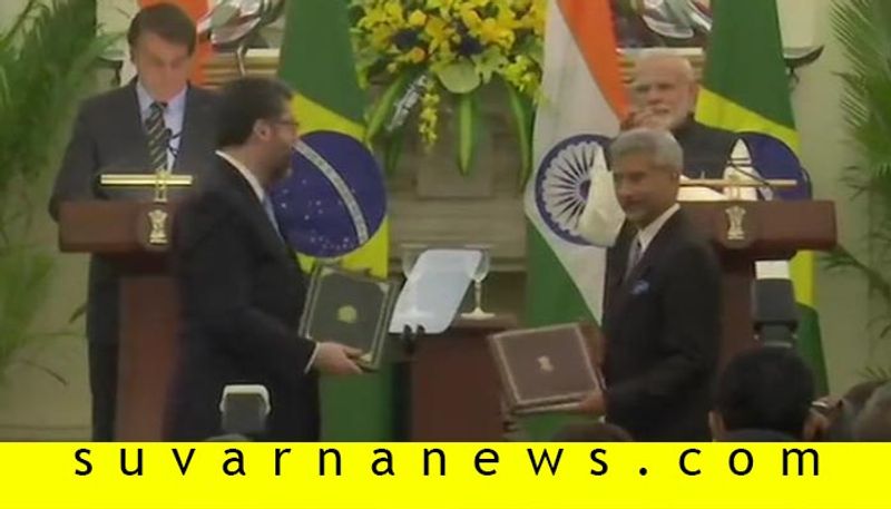 To Boost Ties Further India and Brazil Ink 15 Pacts