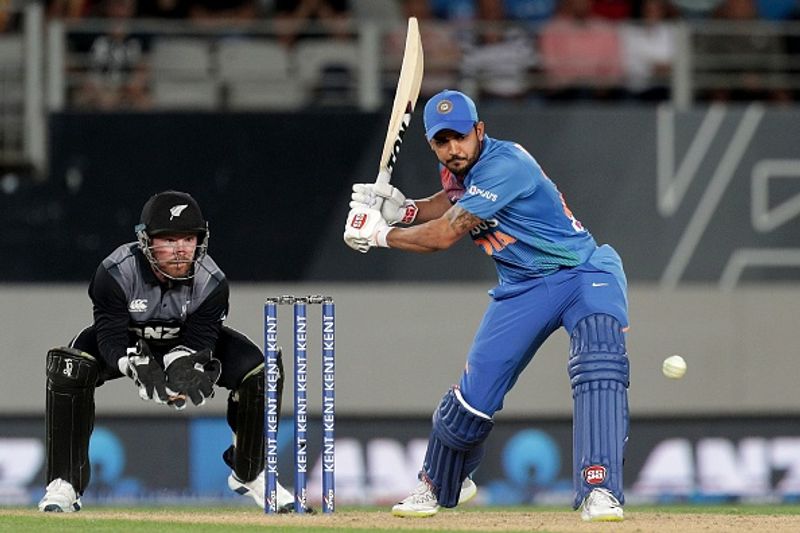 Ind vs NZ 4th T20I Manish Pandey Unbeaten half century helps to reach 165 runs against New Zealand