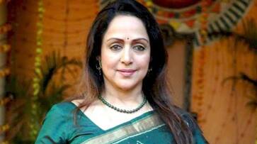 Hema Malini visits Buddha temple in Gaya