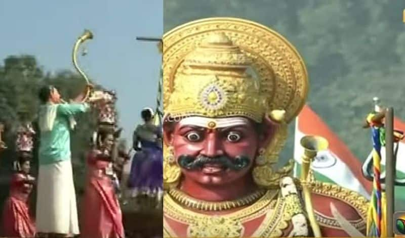 Ayyanar statue in Republic day Ornamental carts parade