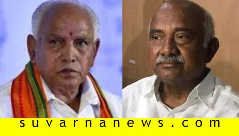 CM BS Yediyurappa told vishwanath not to contest for byelection says sudhakar in mysore