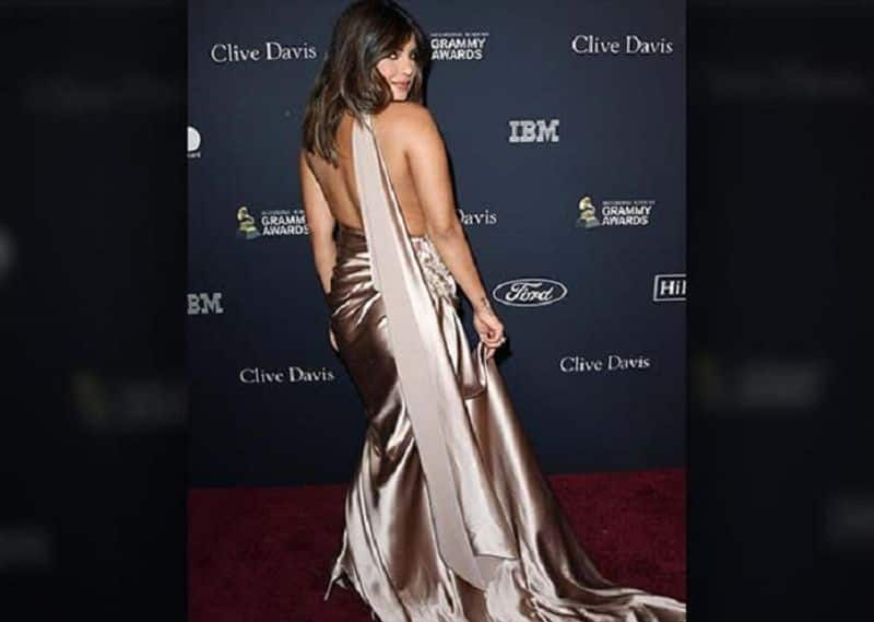 Desi girl in backless gown in pre-Grammy event, getting comments