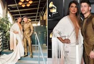 Priyanka Chopra shows off her cleavage in a plunging neckline at Grammys