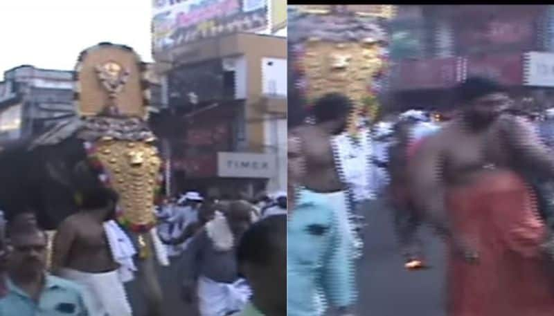 muslims paved way for temple festival procession video