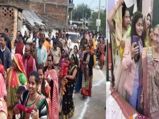 Know why Yogi Raj is getting Pushp Varsha on PM Modi's wife
