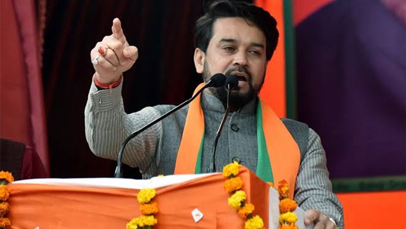 Union Minister Anurag Thakur Chant Goli Maaro In Public Rally