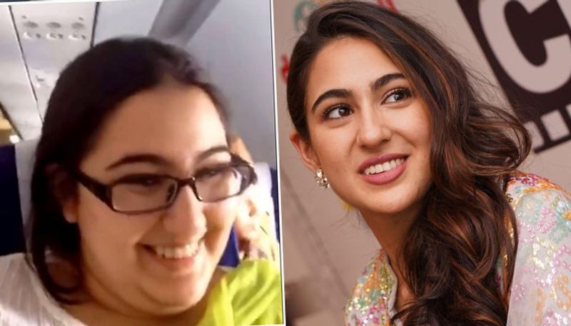 Bollywood actress Sara Ali Khan unbelievable Fat looking video gone viral