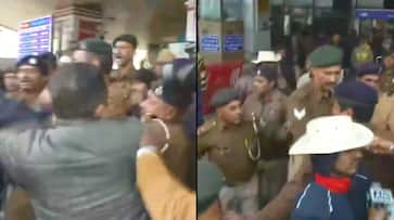 Cut off Assam controversy: Sharjeel Imam brought to Patna Airport, police manhandle media personnel