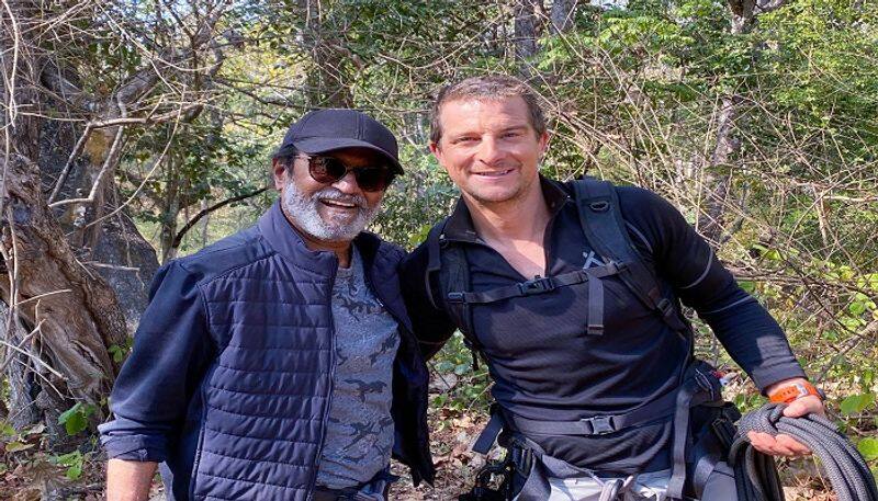 In Photos Rajinikanth with Bear Grylls on Man vs Wild