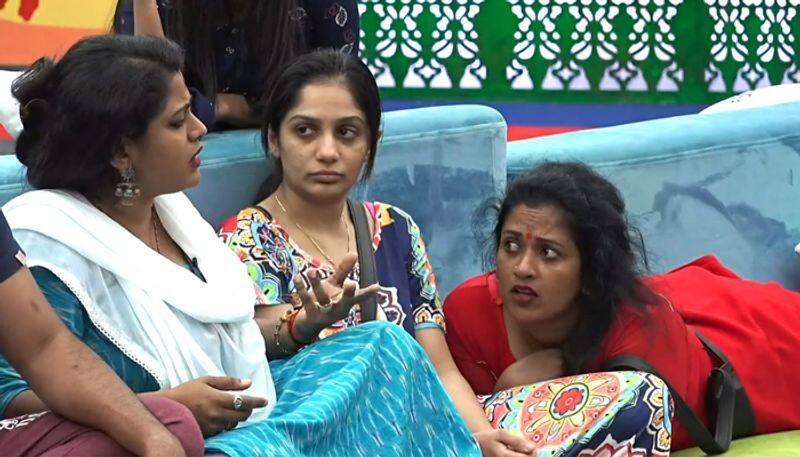 veena nair against jazla madasseri in bigg boss 2