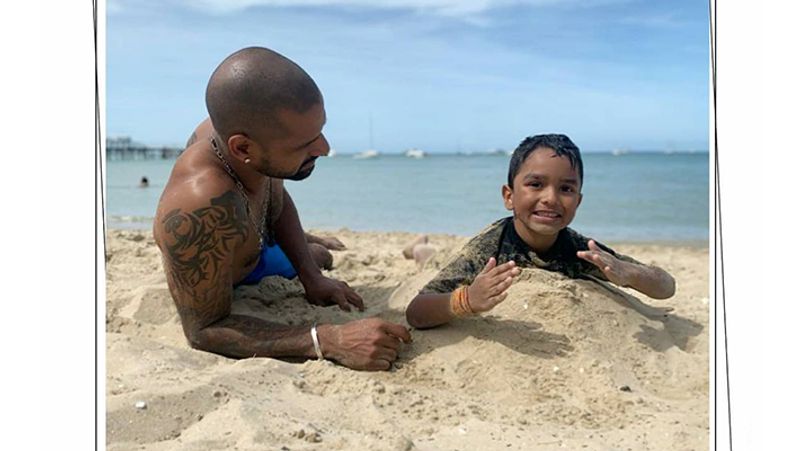 Shikhar Dhawan Locks Horns With Son Zoravar In "Quarantine Premier League". Watch