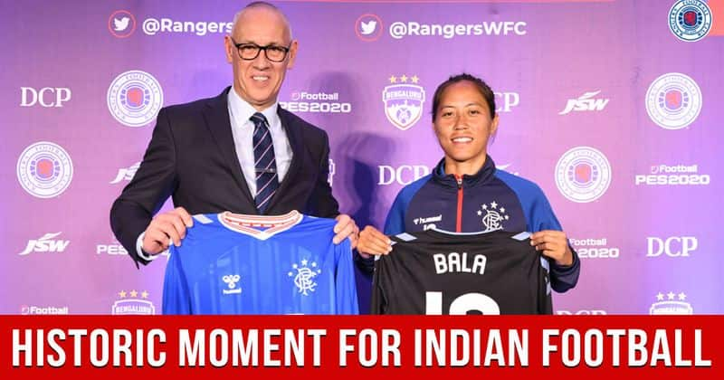 bala devi rangers fc sign contract first woman footballer india