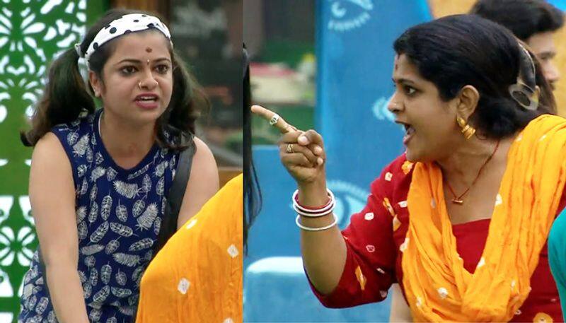 clash between veena nair and jazla madasseri in bigg boss 2