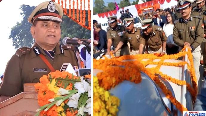 IPS अफसरों ने निभाई ये परंपरा, 61 हजार की कार से इस तरह रिटायर होकर घर गए DGP ओपी सिंह