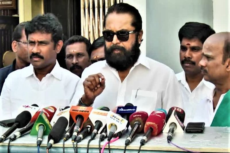 sarathkumar meets ops