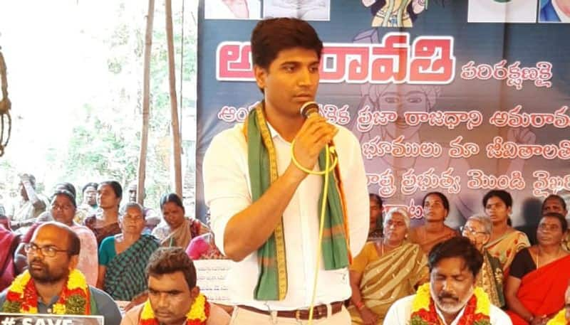 narasaraopet ysrcp mp lavu sri krishnadevaraya supports amaravati farmers for capital shifting