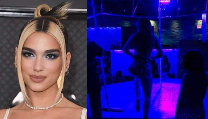 criticisms against British pop star Dua Lipa who dancing and giving money to performers at a strip club