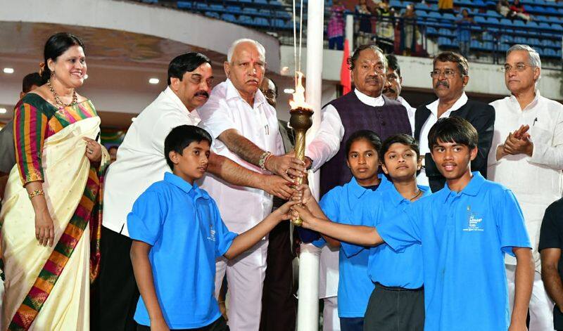 Karnataka CM BS Yediyurappa Inaugurates Mini Olympics