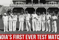 Indian Cricket Highlights Indias First Ever Test Match