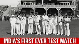 Indian Cricket Highlights Indias First Ever Test Match