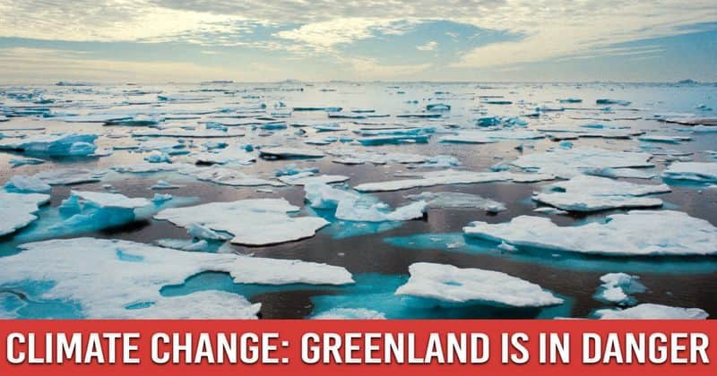 Greenland is slowly melting away