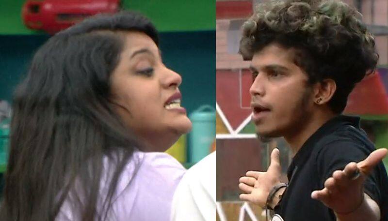 clash between veena nair and fukru in bigg boss 2