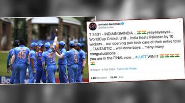 Legendary actor Amitabh Bachchan heaps praises on Indian U19 cricket team