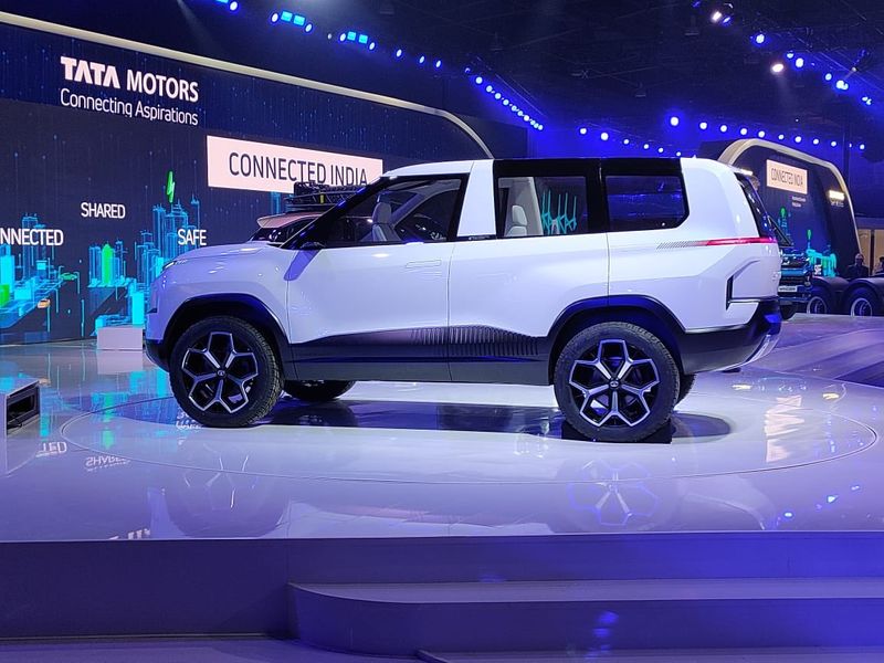 Tata  Sierra EV Concept car unveiled   in Auto expo 2020 delhi