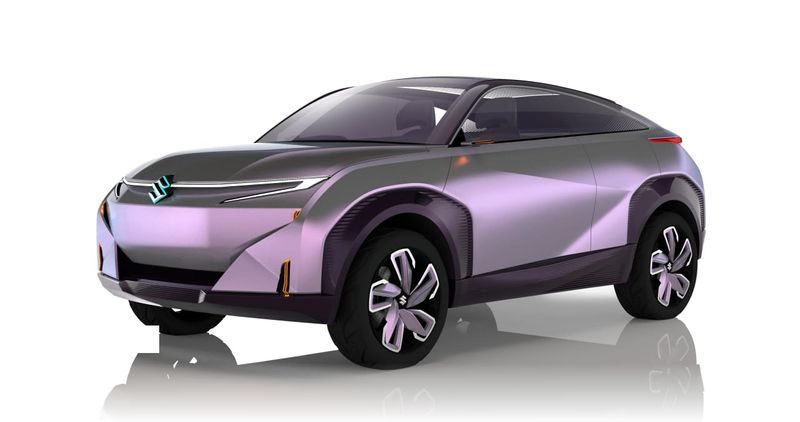 Maruti suzuki Futuro E SUV concept car revealed Auto expo 2020 delhi