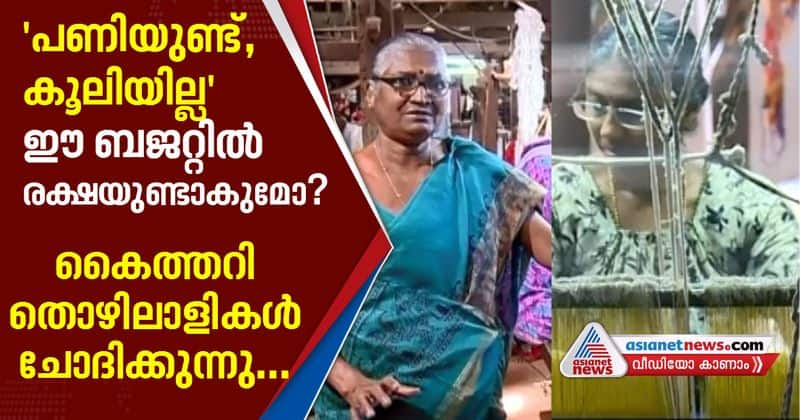 handloom workers didnot get salary for seven months hope in Kerala Budget 2020