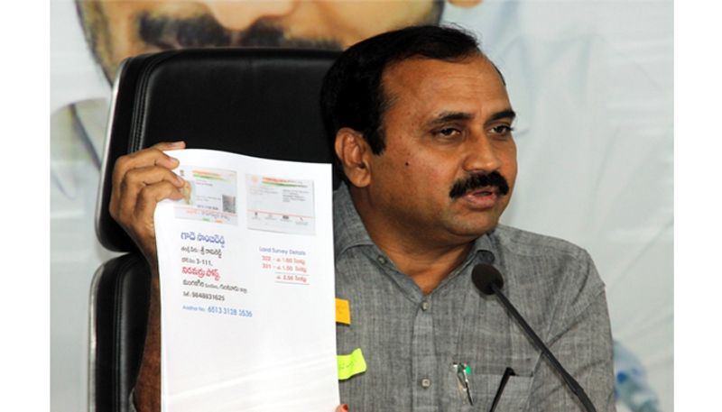 YCP MLA Alla Ramakrishna Reddy slams Chandrababu Naidu