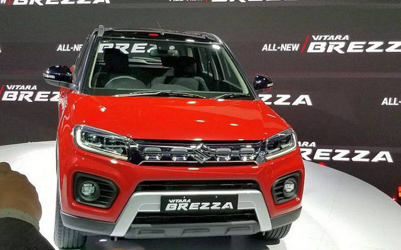 Maruti brezza petrol car unveiled in auto expo 2020 Delhi