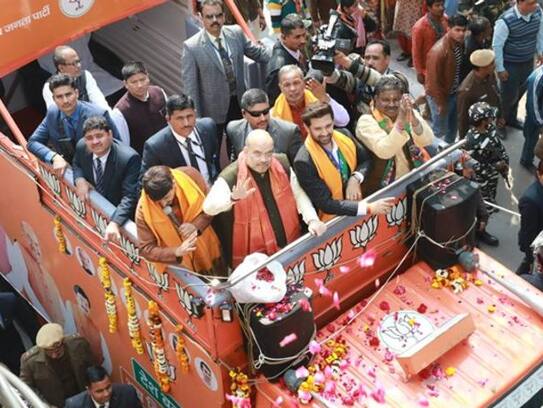 Campaign stopped for election in Delhi, BJP and AAP topped Congress