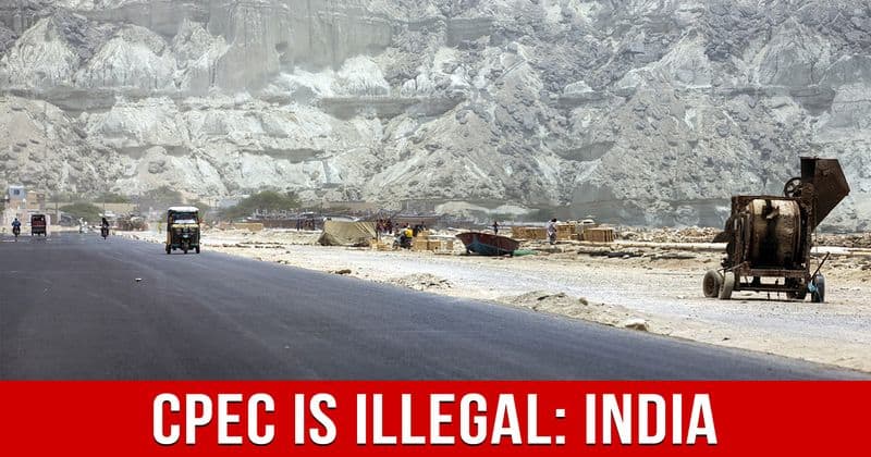 Indian government asserts that CPEC is illegal