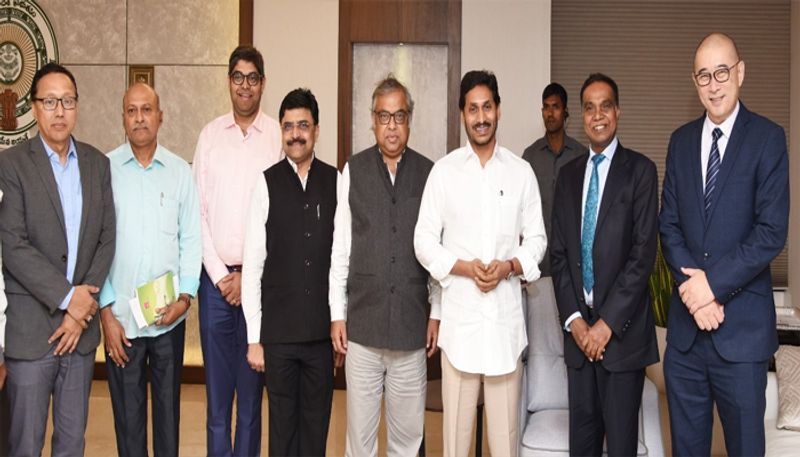 Asian Infrastructure Investment Bank deligates meeting with ap cm jagan