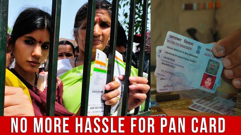 Now Get PAN Card Instantly Based on Aadhaar Details from this Month