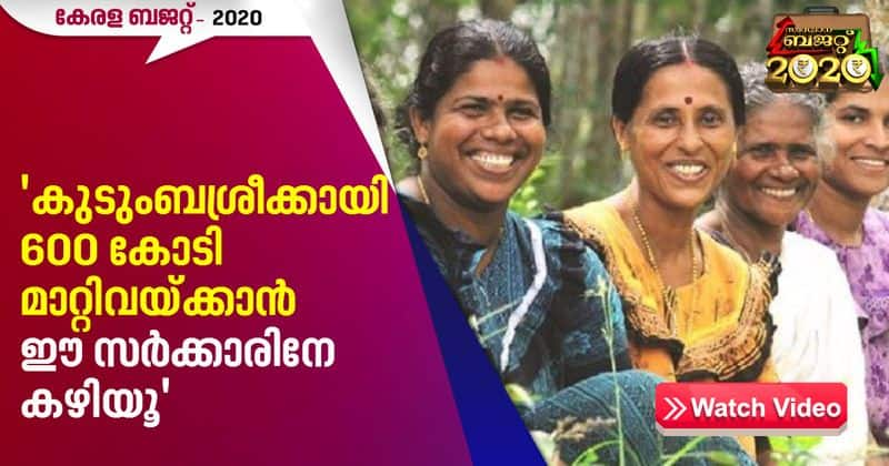 women about kerala budget 2020