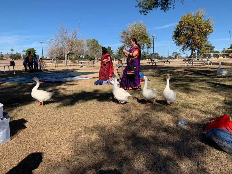 Uttara Karnataka peple celebrate suggi sankramana in USA