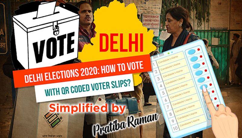 Hi tech Delhi elections 2020 What is QR code enabled voter slip