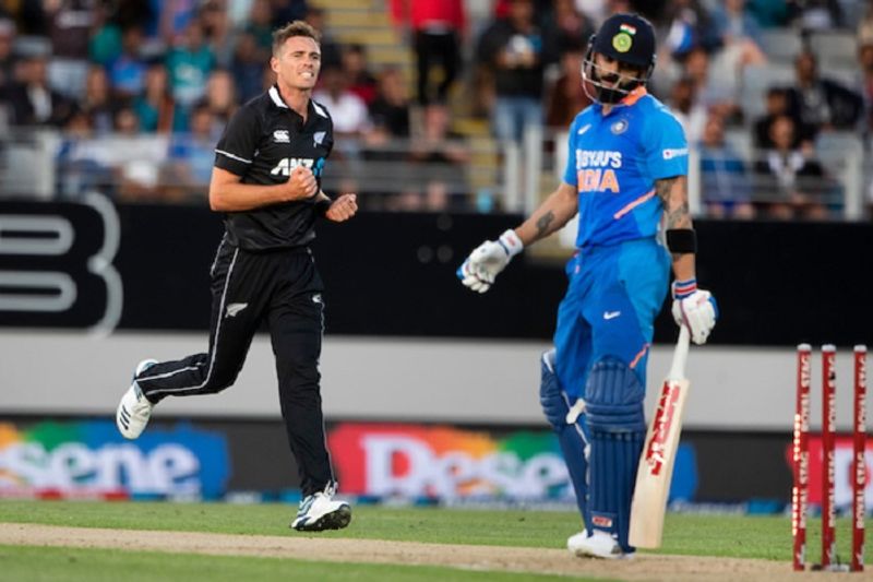 New zealand thrash team india by 22 runs in 2nd odi and clinch the series